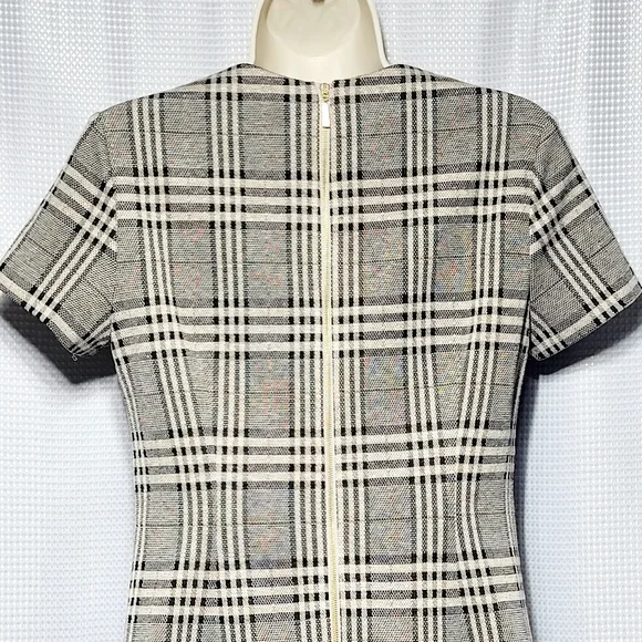 Calvin Klein Glen Plaid Sheath Dress Women's (4) - Picture 5 of 8